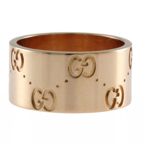 Gucci Icon Wide Ring No 9.5 18k K18 Pink Gold - Picture 4 of 7